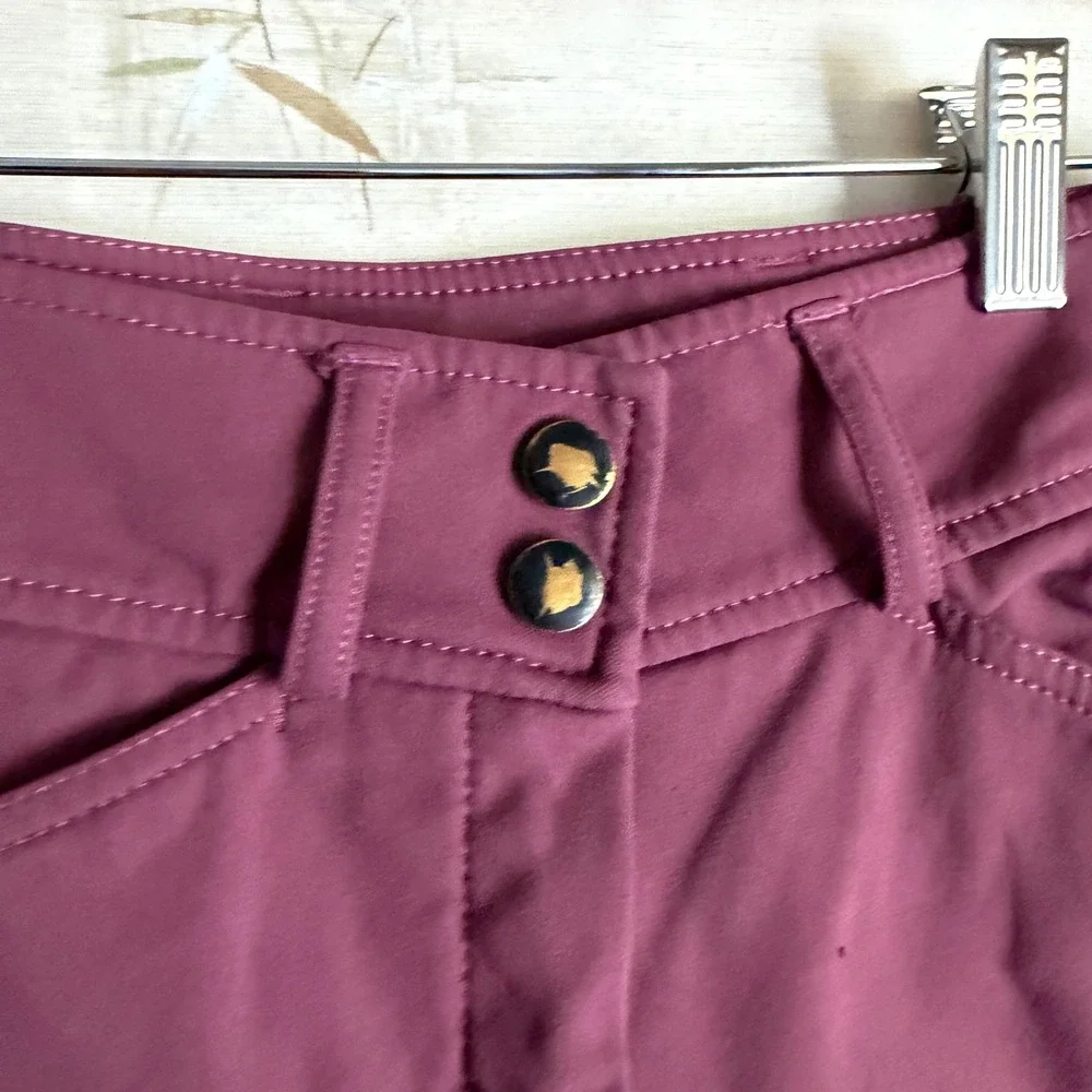 Kids R.J. Classics Avery Breeches Riding Pants Burgundy Youth Knee Patch 10R